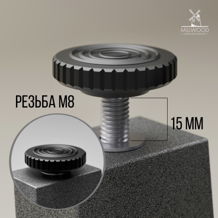 Стол раздвижной Женева 3 (D1100/1500х1100), ЛДСП Бетон / Металлокаркас Графит Стол раздвижной Женева 3 (D1100/1500х1100), ЛДСП Бетон / Металлокаркас Графит