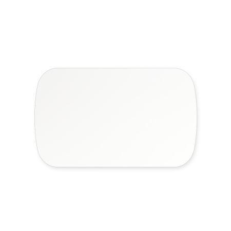 Столешница закругленная 1000х550х18, ЛДСП Белый