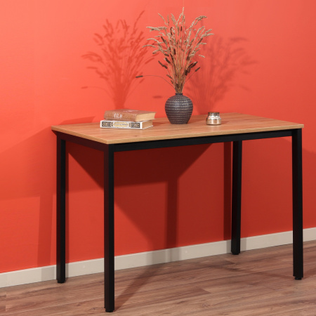 Стол Сеул (1000х600), ЛДСП Дуб золотой крафт / Металлокаркас Графит Стол Сеул (1000х600), ЛДСП Дуб золотой крафт / Металлокаркас Графит