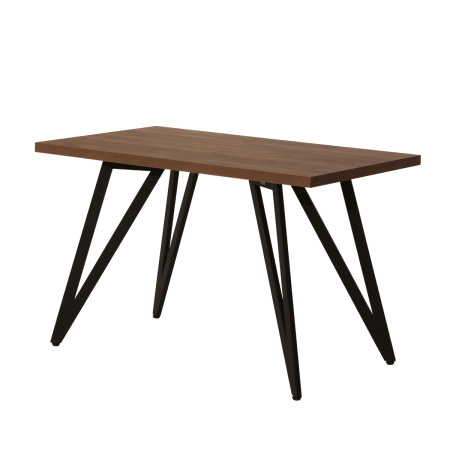 Стол Женева 2 (1200х700), ЛДСП Дуб табачный крафт / Металлокаркас Графит