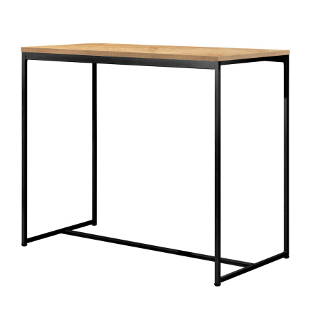 Стол барный Сидней (1300x600), ЛДСП Дуб золотой крафт / Металлокаркас Черный Стол барный Сидней (1300x600), ЛДСП Дуб золотой крафт / Металлокаркас Черный