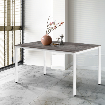 Стол Сеул (1300х800), ЛДСП Сосна пасадена / Металлокаркас Белый Стол Сеул (1300х800), ЛДСП Сосна пасадена / Металлокаркас Белый