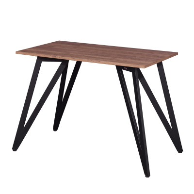 Стол Женева 2 (1000х700) 18мм, ЛДСП Дуб табачный крафт / Металлокаркас Черный