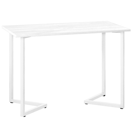 Стол Лондон (1600х800), ЛДСП Дуб белый крафт / Металлокаркас Белый