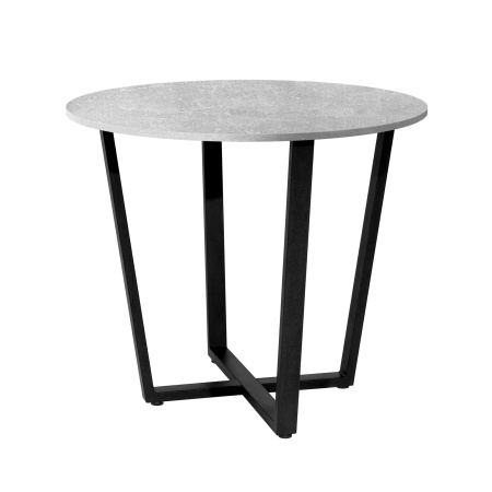 Стол Орлеан (D900) 18мм, ЛДСП Бетон / Металлокаркас Черный Стол Орлеан (D900) 18мм, ЛДСП Бетон / Металлокаркас Черный