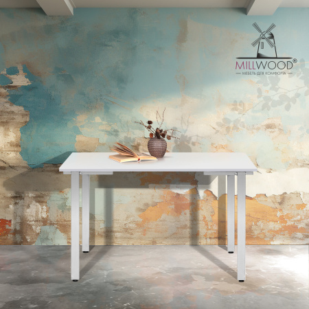 Стол Прага (1000х700) 18мм, ЛДСП Белый / Металлокаркас Белый Стол Прага (1000х700) 18мм, ЛДСП Белый / Металлокаркас Белый