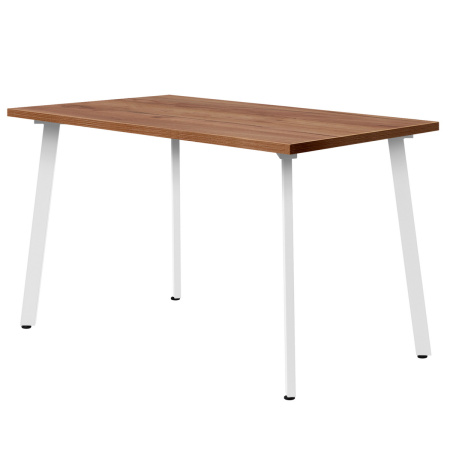 Стол Шанхай (1200х700), ЛДСП Дуб табачный крафт / Металлокаркас Белый
