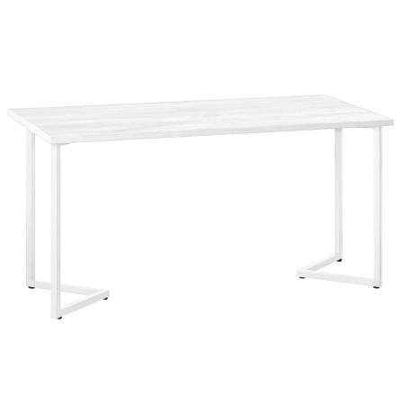 Стол Лондон (1600х800), ЛДСП Дуб белый крафт / Металлокаркас Белый
