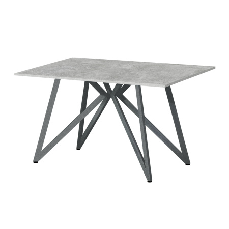 Стол Женева (1200х700) 18мм, ЛДСП Бетон / Металлокаркас Графит