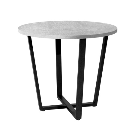 Стол Орлеан (D900), ЛДСП Бетон / Металлокаркас Черный Стол Орлеан (D900), ЛДСП Бетон / Металлокаркас Черный