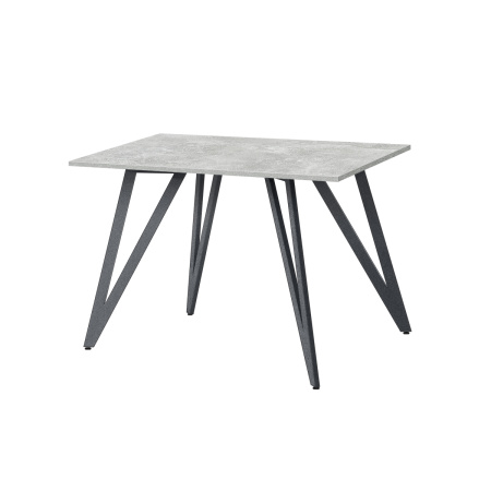Стол Женева 2 (1000х700) 18мм, ЛДСП Бетон / Металлокаркас Графит