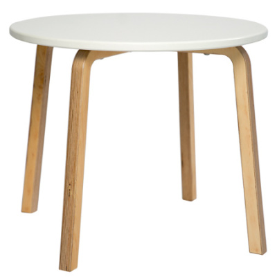 Стол детский "Круглый" М Белый/Береза
