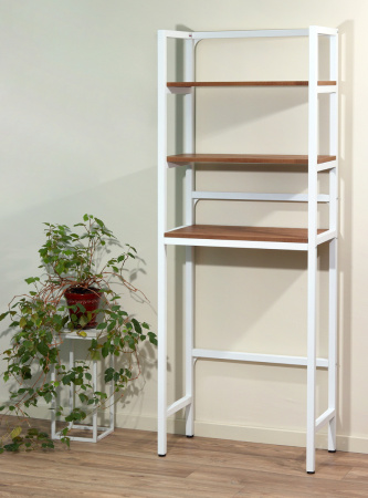 Стойка для стиральной машины Венеция 2, ЛДСП Дуб табачный крафт / Металлокаркас Белый