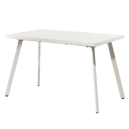 Стол Ванкувер раздвижной (1200/1520х700), ЛДСП Белый / Металлокаркас Белый
