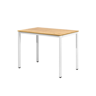 Стол Сеул (1000х600), ЛДСП Дуб золотой крафт / Металлокаркас Белый