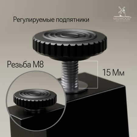 Стол Сиэтл (1600х700) 18 мм, ЛДСП Белый / Металлокаркас Черный