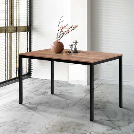 Стол Сеул (1200х700), ЛДСП Дуб табачный крафт / Металлокаркас Черный Стол Сеул (1200х700), ЛДСП Дуб табачный крафт / Металлокаркас Черный