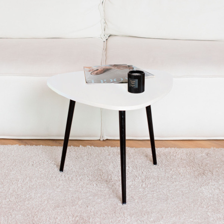 Журнальный стол Лофт СТ-9, ЛДСП Белый