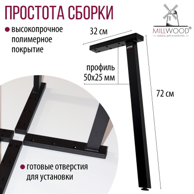 Опоры Шанхай, Металлокаркас Черный Опоры Шанхай, Металлокаркас Черный
