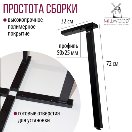 Опоры Шанхай, Металлокаркас Черный Опоры Шанхай, Металлокаркас Черный