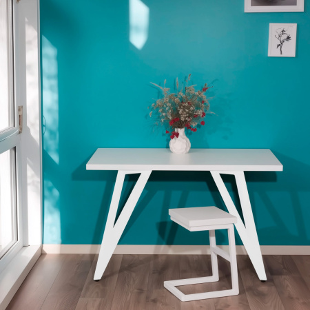 Опоры Женева 2, Металлокаркас Белый