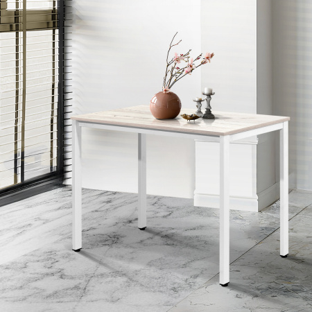 Стол Сеул (1000х600), ЛДСП Дуб белый крафт / Металлокаркас Белый Стол Сеул (1000х600), ЛДСП Дуб белый крафт / Металлокаркас Белый