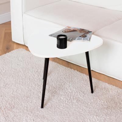 Журнальный стол Лофт СТ-9, ЛДСП Белый