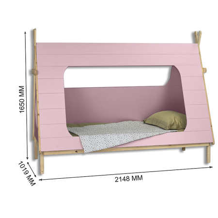 Кровать-домик 3100 TIPI, Серебряная роза RAL 0107020 Кровать-домик 3100 TIPI, Серебряная роза RAL 0107020