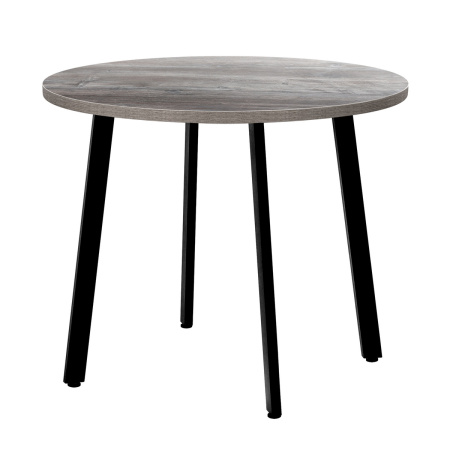 Стол Шанхай (D1000), ЛДСП Сосна пасадена / Металлокаркас Черный