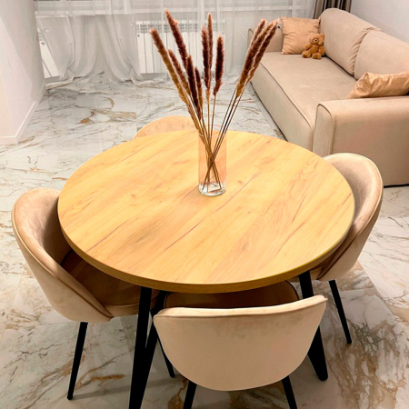 Столешница D1000х36, ЛДСП Дуб золотой крафт