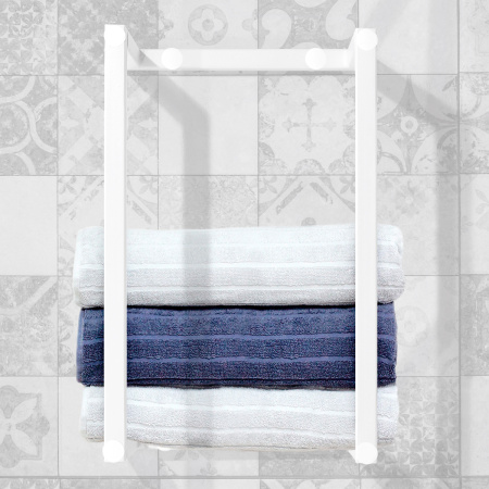 Держатель для полотенец, Металлокаркас Белый